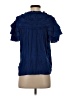 Maeve 100% Viscose Blue Short Sleeve Blouse Size S - photo 2