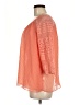 Versona 100% Polyester Orange 3/4 Sleeve Blouse Size M - photo 5