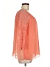 Versona 100% Polyester Orange 3/4 Sleeve Blouse Size M - photo 4