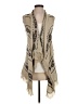 Say What? Tan Sweater Vest Size S - photo 1