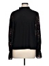 CeCe Black Long Sleeve Blouse Size L - photo 1