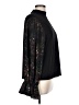 CeCe Black Long Sleeve Blouse Size L - photo 4