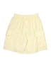 Shein 100% Polyamide Solid Yellow Cargo Shorts Size 10 - photo 2