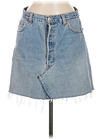 RE/DONE Denim Skirt (view 1)
