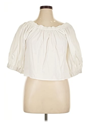 Cuyana 3/4 Sleeve Blouse (view 1)