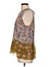 CAbi 100% Polyester Green Sleeveless Blouse Size L - photo 5