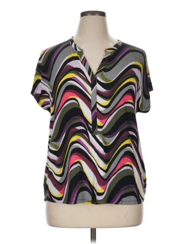 Dana Buchman Short Sleeve Blouse (view 1)