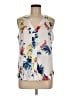 Banana Republic 100% Polyester Ivory Sleeveless Blouse Size M - photo 1