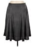 Michele Solid Gray Faux Leather Skirt Size 12L - photo 1