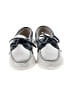 Aldo 100% Leather White Blue Flats Size 6 - photo 2