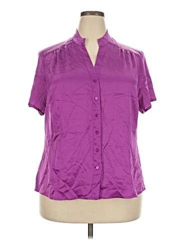 Kasper Short Sleeve Blouse (view 1)