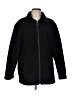 Claiborne 100% Polyester Solid Black Coat Size L - photo 1