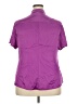 Kasper 100% Polyester Purple Short Sleeve Blouse Size 18W - photo 2