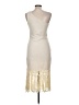 Shein 100% Polyester Ivory Cocktail Dress Size 6 - photo 2