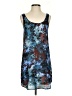 JACK 100% Polyester Graphic Blue Cocktail Dress Size S - photo 1
