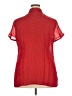 Emma James 100% Polyester Red Short Sleeve Blouse Size 18 - photo 2