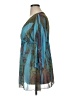 Daniel Benjamin 100% Polyester Teal 3/4 Sleeve Blouse Size XL - photo 5