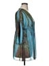 Daniel Benjamin 100% Polyester Teal 3/4 Sleeve Blouse Size XL - photo 4