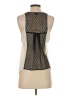 Express 100% Polyester Ivory Sleeveless Blouse Size S - photo 2