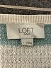 Ann Taylor LOFT Outlet Color Block Teal Pullover Sweater Size L - photo 7