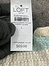 Ann Taylor LOFT Outlet Color Block Teal Pullover Sweater Size L - photo 8