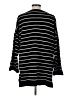 Eileen Fisher 100% Cotton Stripes Black Pullover Sweater Size L - photo 2