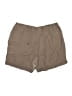 J.Jill Solid Brown Khaki Shorts Size L - photo 2