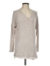 Akemi + Kin Solid Stripes Tan Pullover Sweater Size S - photo 1