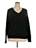 Love Change 100% Acrylic Stars Black Pullover Sweater Size XXL (estimated) - photo 1