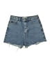Zara Blue Denim Shorts Size 2 - photo 1