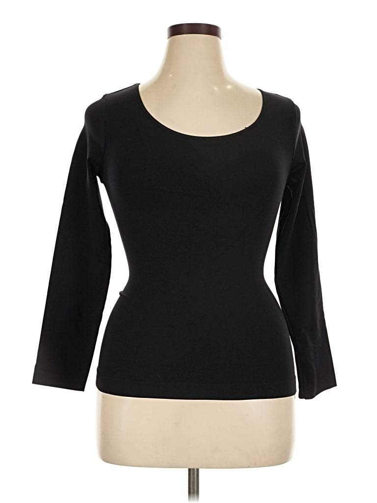 Pre-owned Shapermint 3/4 Sleeve T-shirt In Black