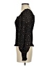 Madewell 100% Polyester Floral Black Long Sleeve Blouse Size XS - photo 5