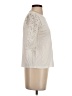 Veronica Beard Jeans Ivory 3/4 Sleeve Top Size S - photo 4