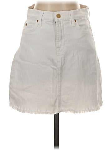 7 For All Mankind Denim Skirt (view 1)