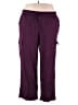 Torrid Purple Cargo Pants Size 3X Plus (3) - photo 1