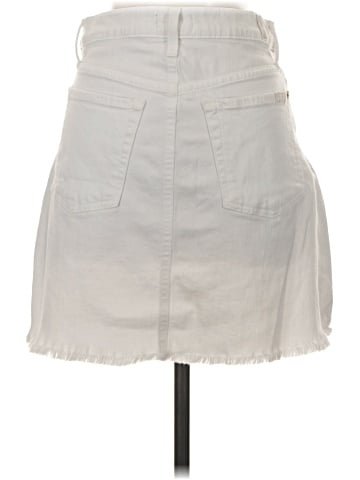 7 For All Mankind Denim Skirt (view 2)