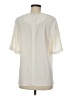 CO Ivory Short Sleeve Blouse Size M - photo 2