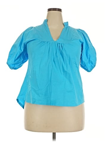 Sofia Collections Short Sleeve Blouse (view 1)