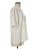 CO Ivory Short Sleeve Blouse Size M - photo 4