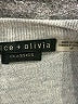 Alice + Olivia Gray Short Sleeve Top Size S - photo 7