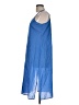 Unbranded Solid Blue Casual Dress Size L - photo 5