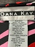 Dana Kay 100% Polyester Black Sleeveless Top Size 20w - photo 7