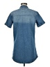 Boohoo 100% Cotton Blue Denim Vest Size 6 - photo 2