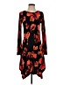 MICHAEL Michael Kors Print Red Casual Dress Size S - photo 1