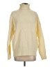 Adora Yellow Ivory Turtleneck Sweater Size S - photo 1