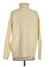 Adora Yellow Ivory Turtleneck Sweater Size S - photo 2