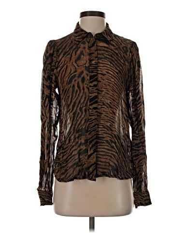 Ganni Long Sleeve Blouse (view 1)