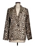 Laundry by Shelli Segal 100% Polyester Animal Print Gold Blazer Size 8 - photo 1