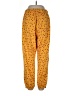colsie Print Yellow Casual Pants Size L - photo 2