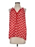 Tacera 100% Polyester Red Sleeveless Blouse Size S - photo 1
